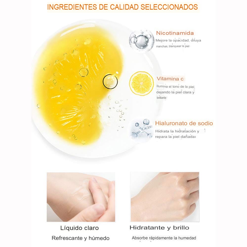 Serum Rejuvenecedor con Vitamina C + Acido hialurónico