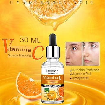 Serum Rejuvenecedor con Vitamina C + Acido hialurónico