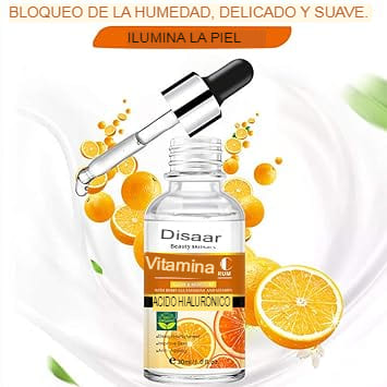 Serum Rejuvenecedor con Vitamina C + Acido hialurónico